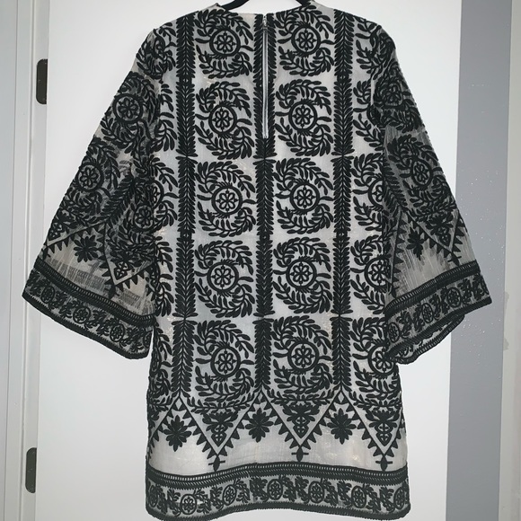 Alice + Olivia Embroidered Tunic Dress - Picture 2 of 3